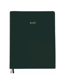 DOHE Agenda Anual 2027 Zenith Wire-O Tapa Flexible Polipiel Negro