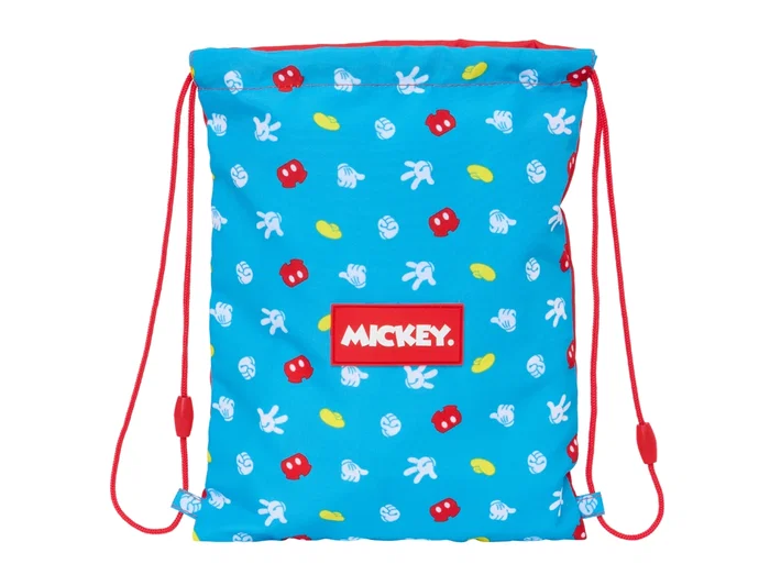 Bolsa Mochila con Cuerdas Mickey Mouse Clubhouse Fantastic Azul Rojo 26 x 34 x 1 cm Bolsa Mochila con Cuerdas Mickey Mouse Clubhouse Fantastic Azul Rojo 26 x 34 x 1 cm
