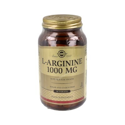 Solgar L-Arginina 1000 mg, 90 cápsulas