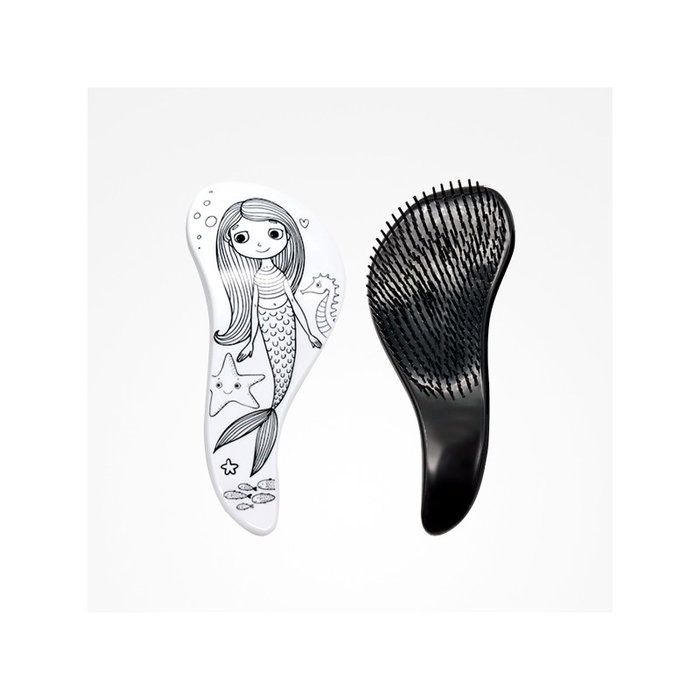 Bifull Cepillo Desenredante para Colorear Infantil con Rotuladores Permanentes Incluidos