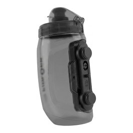 Fidlock Twist Bottle 450 ml con Base Bike, Negro y Gris, BPA Free