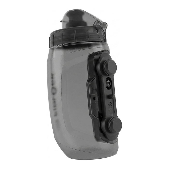 Fidlock Twist Bottle 450 ml con Base Bike, Negro y Gris, BPA Free