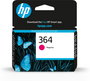 HP Cartucho de Tinta Original 364 Magenta CB319EE