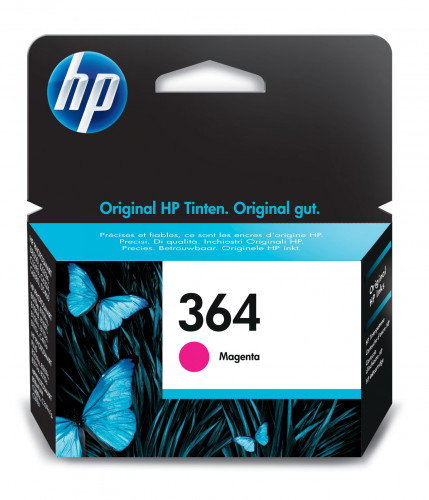 HP Cartucho de Tinta Original 364 Magenta CB319EE