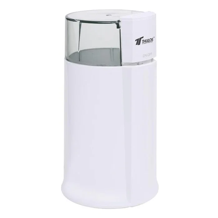 Thulos TH-MC50GR Molinillo de Café Blanco 50-60g, Cuchillas Acero Inoxidable, 160W