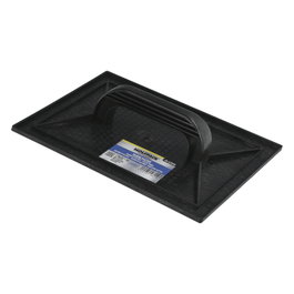 WOLFPACK LINEA PROFESIONAL Talocha de Plástico 34 x 23 cm con Mango Redondo Negro