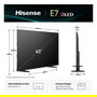 Hisense 43E77Q Smart TV 4K QLED 108cm (43") Negro