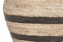 DKD Home Decor Set de 4 Maceteros de Fibra Trenzada Marrón Natural