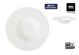 La Mediterranea Plato Pasta Risotto Temara Ø26.7 cm Opal (16 Unidades)
