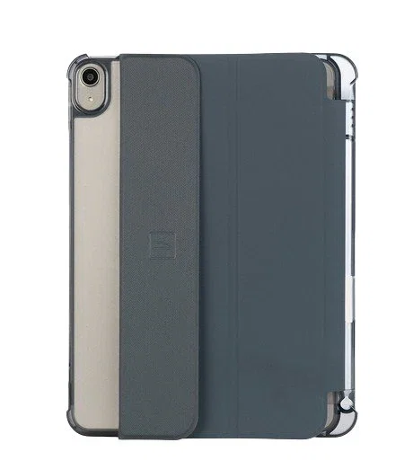 Tucano IPDA11M2ST-BBK Funda Folio Gris para iPad Air 11 M2 (2024) y iPad Air 10.9'' 4ª/5ª Gen, 27.9 cm (11''), TPU, Resistente a Golpes, Portabolígrafo, Modo Espera