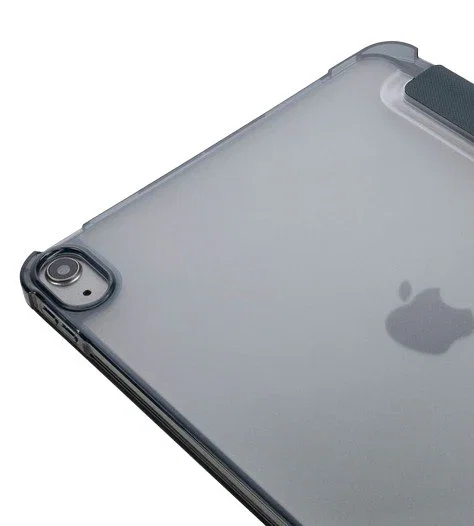 Tucano IPDA11M2ST-BBK Funda Folio Gris para iPad Air 11 M2 (2024) y iPad Air 10.9'' 4ª/5ª Gen, 27.9 cm (11''), TPU, Resistente a Golpes, Portabolígrafo, Modo Espera