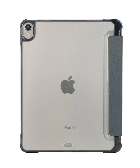 Tucano IPDA11M2ST-BBK Funda Folio Gris para iPad Air 11 M2 (2024) y iPad Air 10.9'' 4ª/5ª Gen, 27.9 cm (11''), TPU, Resistente a Golpes, Portabolígrafo, Modo Espera