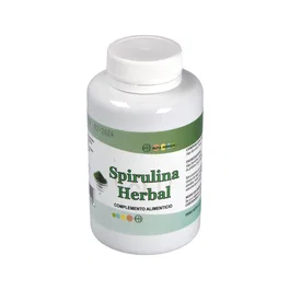 Alfa Herbal Espirulina en Cápsulas - 500 mg por Cápsula - 90 Cápsulas - Complemento Alimenticio