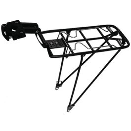 Pletscher Portaequipaje Quick-Rack 4B, fijación rápida tijas 25-31,6mm, carga 27kg, EN ISO 11243, accesorio bicicleta