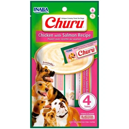 Churu Vet Churu Dog Receta De Pollo Con Atun 1 Bolsa De 4 Sticks De 14g