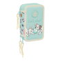 Estuche Escolar con Accesorios Disney Azul 12,5 x 19,5 x 5,5 cm 37 Piezas
