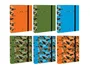 MARIOLA Expositor de 12 Carpetas Carpeblock A4 con 4 Anillas de 40 mm Camuflaje