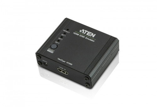 Aten VC080-AT Emulador EDID HDMI Negro, Máxima resolución de vídeo 1920 x 1200 Pixeles Aten VC080-AT Emulador EDID HDMI Negro, Máxima resolución de vídeo 1920 x 1200 Pixeles