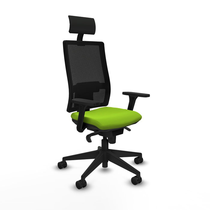 PIQUERAS Y CRESPO Silla de oficina Horna Pistacho y Negro PIQUERAS Y CRESPO Silla de oficina Horna Pistacho y Negro