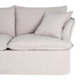 Sofá 2 Plazas Crema Tejido 181 X 103 X 72 cm