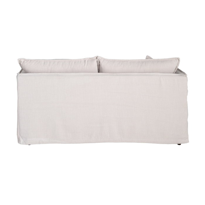 Sofá 2 Plazas Crema Tejido 181 X 103 X 72 cm