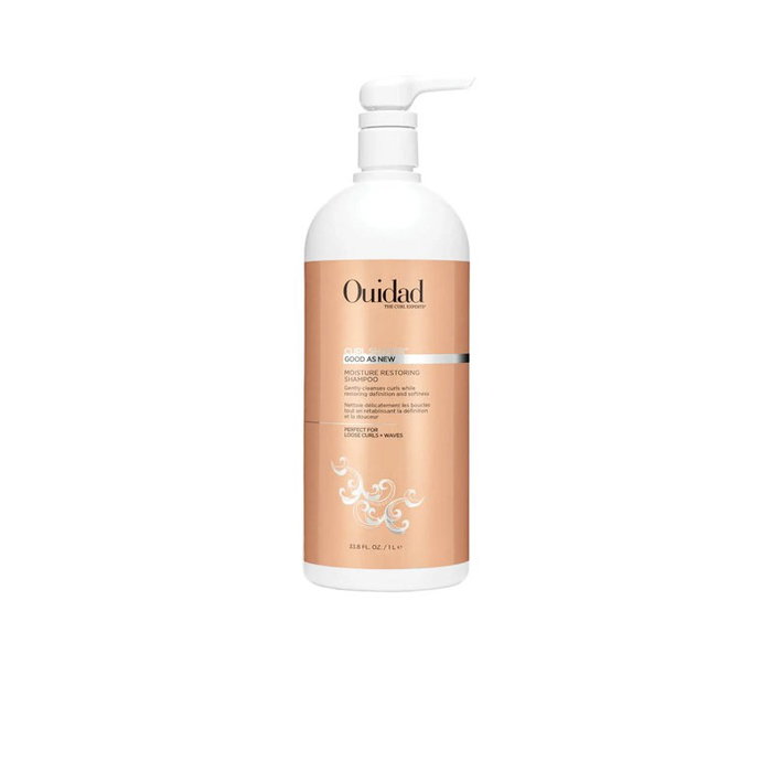 Ouidad Champú Curl Shaper Good As New Moisture Restoring para Rizos, Sin Sulfatos, 1000ml Ouidad Champú Curl Shaper Good As New Moisture Restoring para Rizos, Sin Sulfatos, 1000ml