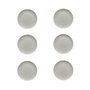 Bauscher Plato Llano Vajilla de Porcelana Stone Gray 28 cm (Set de 6)