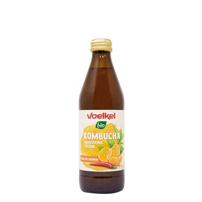 VOELKEL Kombucha Mandarina y Cayena BIO 330ml VOELKEL Kombucha Mandarina y Cayena BIO 330ml