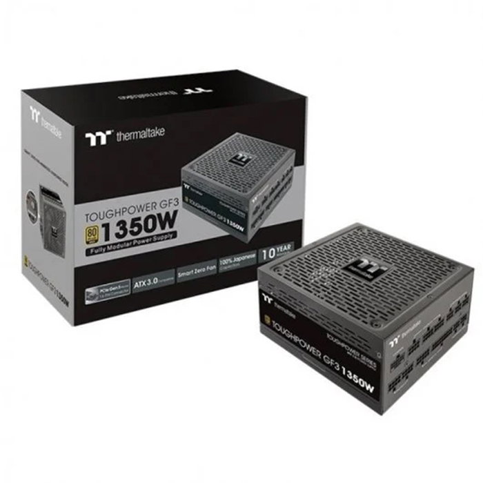 Thermaltake Toughpower GF3 1350 W 80 PLUS Gold ATX 3.0 PCIe 5.0 Ready Thermaltake Toughpower GF3 1350 W 80 PLUS Gold ATX 3.0 PCIe 5.0 Ready