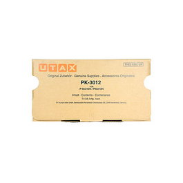 UTAX 1T02T60UT0 PK3012 P Tóner Negro Original, 25000 páginas, Compatible con UTAP/Triumph-Adler P-5531 DN, P-6031 DN