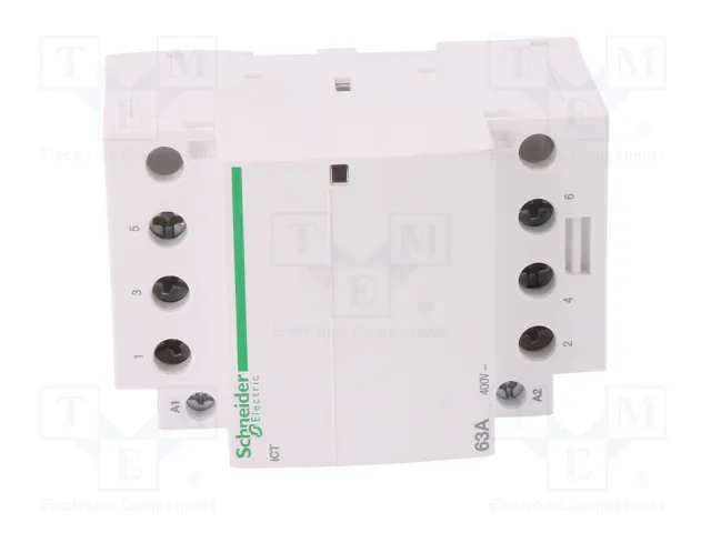 Schneider Electric ICT Contactor 3-polar 63A 230-240VAC NO x3
