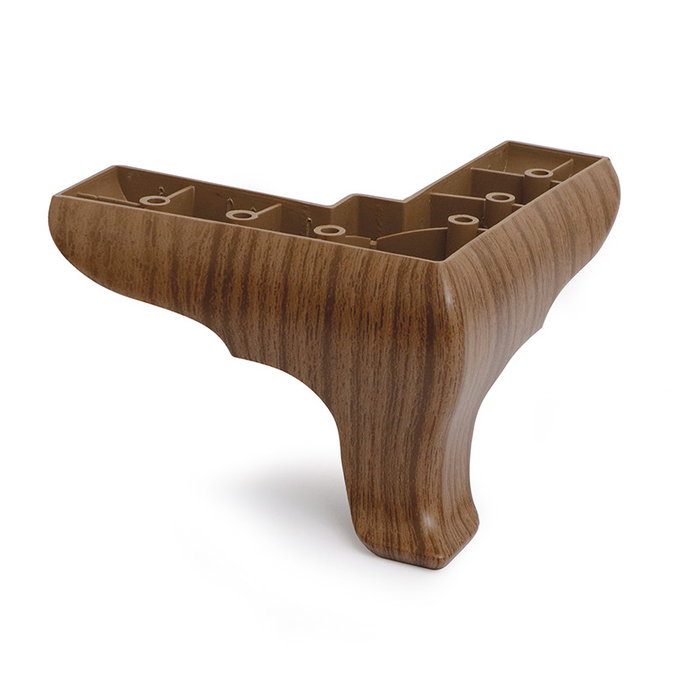 Q&Q Pata Plástico Okaliptus 140x140 H100 Nogal Q&Q Pata Plástico Okaliptus 140x140 H100 Nogal