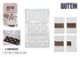 Quttin Molde Para Chocolate Surtido 17.5 cm Ancho x 2.5 cm Alto x 27.5 cm Largo (12 Unidades)