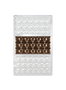 Quttin Molde Para Chocolate Surtido 17.5 cm Ancho x 2.5 cm Alto x 27.5 cm Largo (12 Unidades)