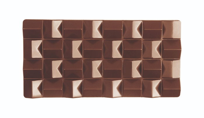 Quttin Molde Para Chocolate Surtido 17.5 cm Ancho x 2.5 cm Alto x 27.5 cm Largo (12 Unidades)