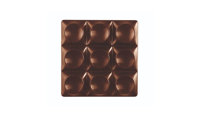 Quttin Molde Para Chocolate Surtido 17.5 cm Ancho x 2.5 cm Alto x 27.5 cm Largo (12 Unidades)