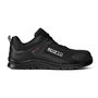 Sparco Practice Kyffin Zapato Deportivo de Seguridad ESD S1P SRC FO SC Negro Talla 46, Punta Fibra de Vidrio 200J, Suela PU