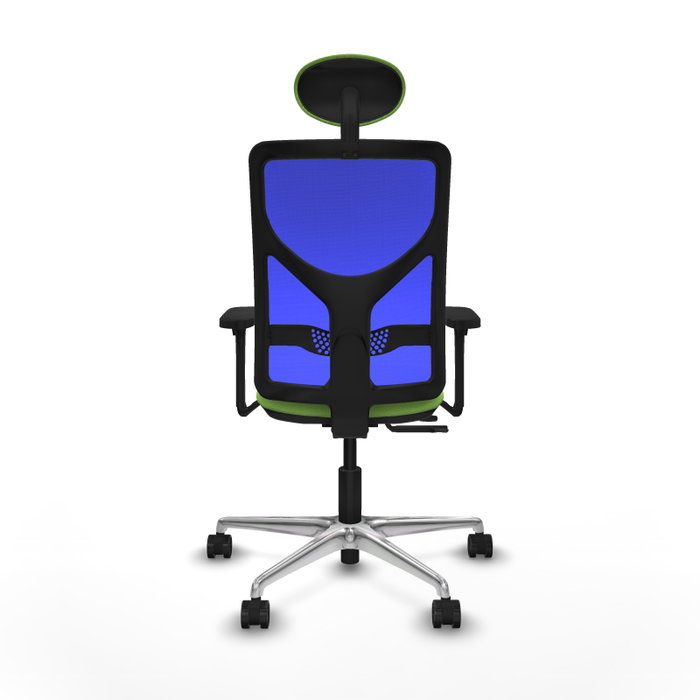 PIQUERAS Y CRESPO Silla de oficina Motilla con mecanismo Sincro/Traslack, Pistacho y Azul PIQUERAS Y CRESPO Silla de oficina Motilla con mecanismo Sincro/Traslack, Pistacho y Azul
