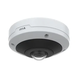 AXIS Cámara de Seguridad IP M4317-PLVE Interior 6MP 2160x2160 Panorámica 180°/360° Fija Domo PTZ Digital con Visión Nocturna 20m PoE para Techo/Pared