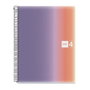 Miquelrius Cuaderno espiral DIN A4 120 hojas Cuadro 5 mm Aurora Provence