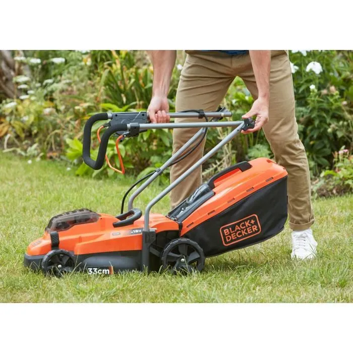 Black & Decker Cortacésped Inalámbrico LITIO 18V 33 cm BCMW3318L2-QW