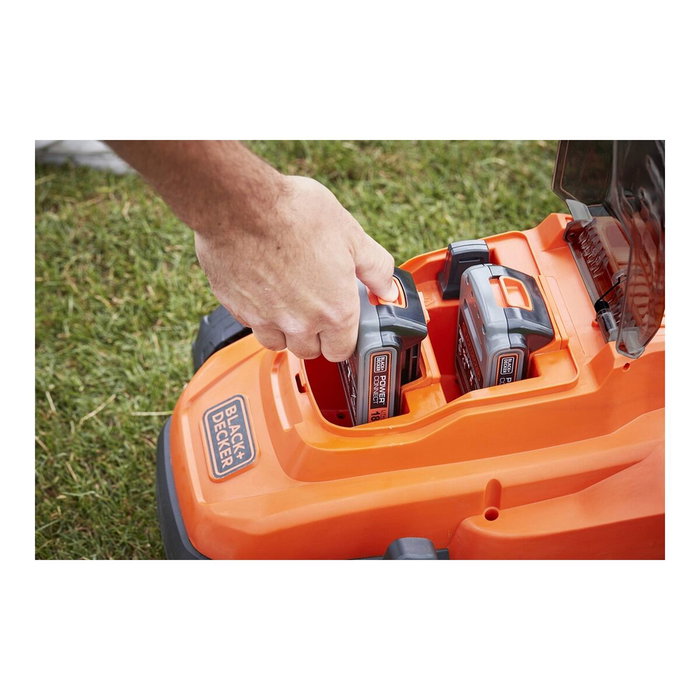 Black + Decker Cortacésped Inalámbrico LITIO 18V 33 cm - 2.5Ah (2 baterías) Black + Decker Cortacésped Inalámbrico LITIO 18V 33 cm - 2.5Ah (2 baterías)