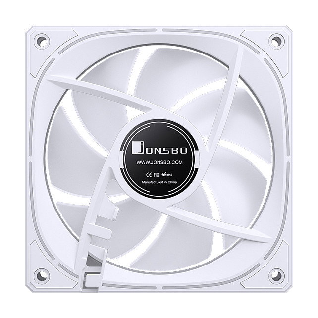 Jonsbo FR-505WR Ventilador ARGB Reverse Blade PWM 120mm Blanco