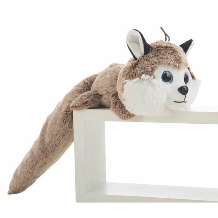 Creaciones Llopis Surtido de 4 Peluches de Animales (Ardilla, Husky, Vaca, Tigre) 50 cm