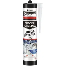 Rubson Sellador Negro Especial para Embarcaciones y Automóviles - 280ml - Para Sellado, Unión y Reparación de Metales, Vidrio y Caucho