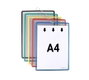 Djois Funda Colgante DIN A4 con Anilla Metálica Colores Surtidos Pack de 5