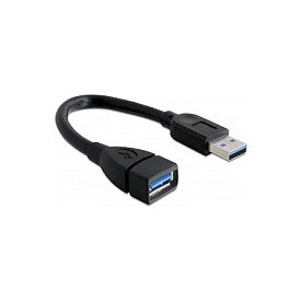 DeLOCK 82776 Cable de extensión USB tipo A 5 Gbps 15 cm Negro DeLOCK 82776 Cable de extensión USB tipo A 5 Gbps 15 cm Negro