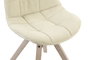 DKD Home Decor Silla de Poliéster y Algodón Beige