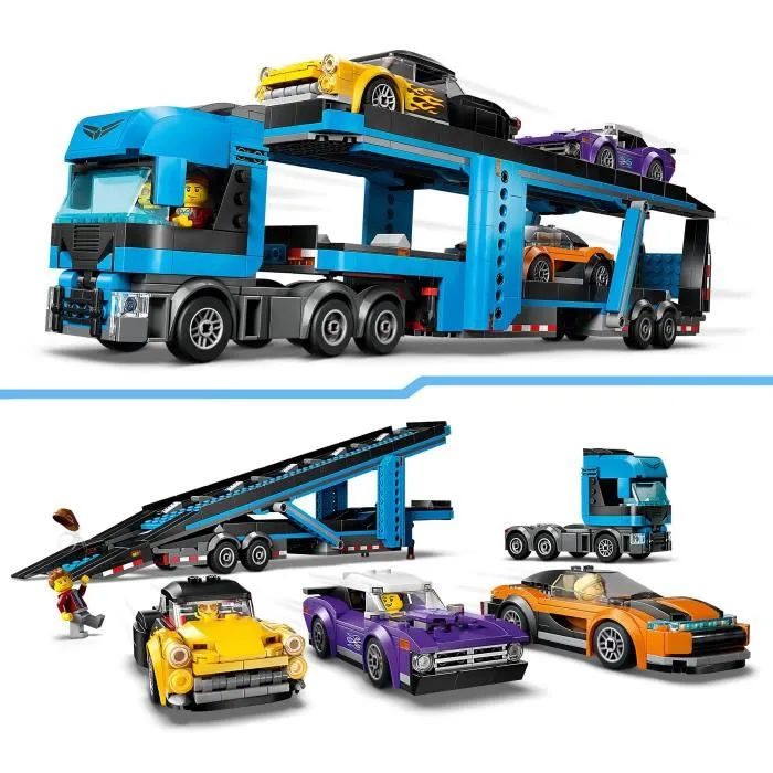 LEGO 60408 City Autotransporter mit Sportwagen Juego de construcción para 7 años LEGO 60408 City Autotransporter mit Sportwagen Juego de construcción para 7 años
