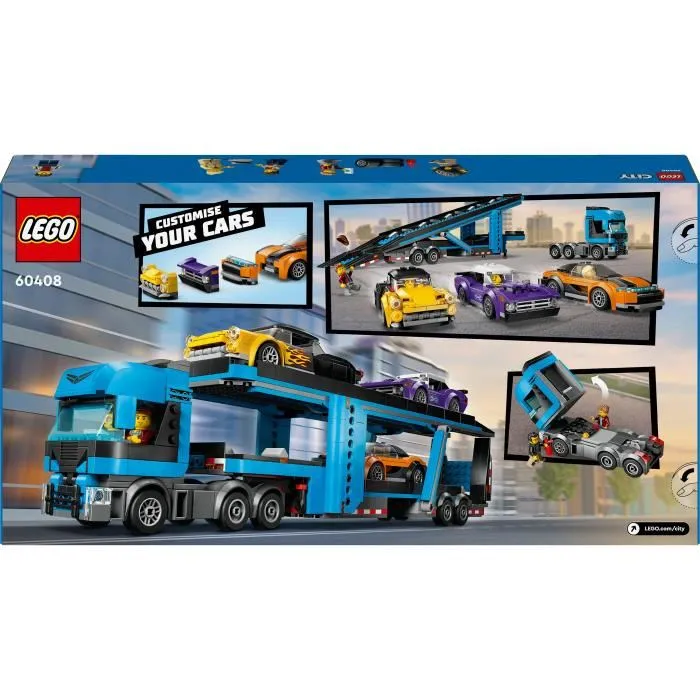 LEGO 60408 City Autotransporter mit Sportwagen Juego de construcción para 7 años LEGO 60408 City Autotransporter mit Sportwagen Juego de construcción para 7 años